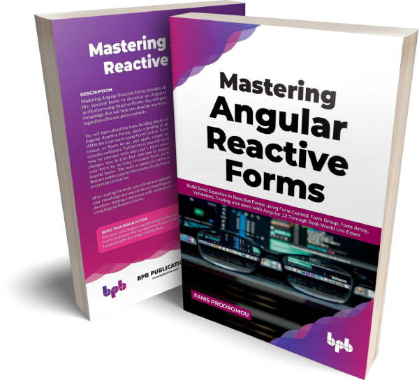 Book cover of Mastering Angular Reactive Forms